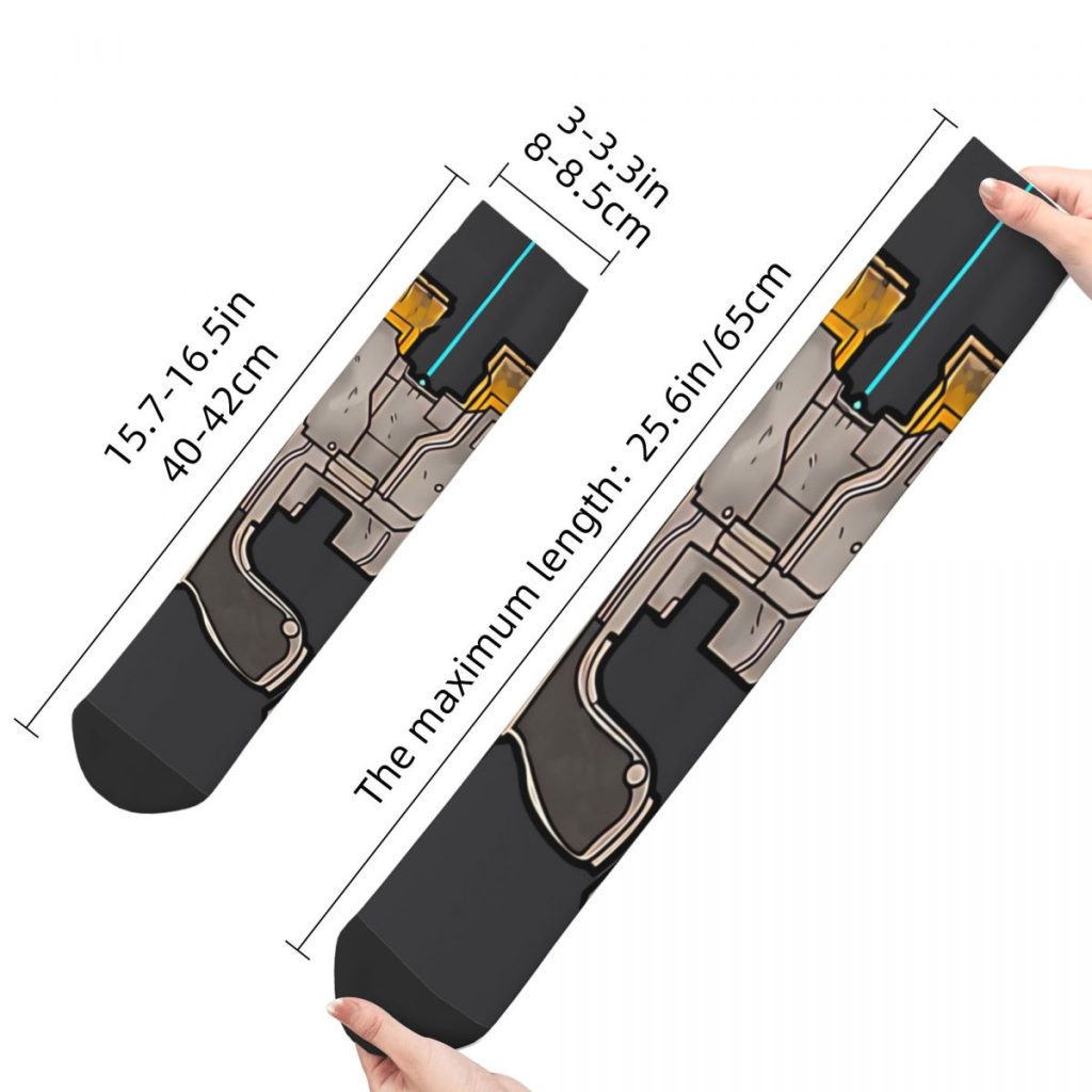 Funny Happy Men s Socks Cutter Vintage Harajuku Dead Space Game Hip Hop Seamless Crew Crazy 1 - Dead Space Shop