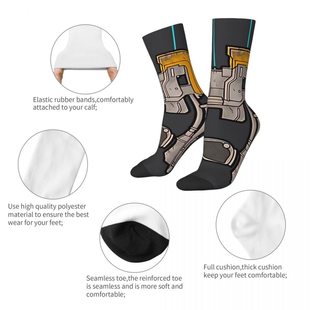Funny Happy Men s Socks Cutter Vintage Harajuku Dead Space Game Hip Hop Seamless Crew Crazy 2 - Dead Space Shop