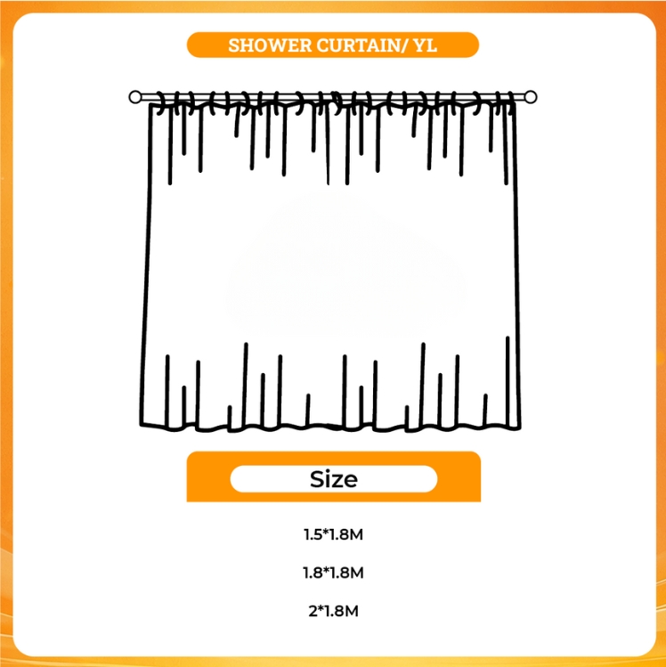 3D shower curtain - Dead Space Shop