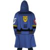 Space Marine Warhammer AOP Hooded Cloak Coat BACK Mockup - Dead Space Shop